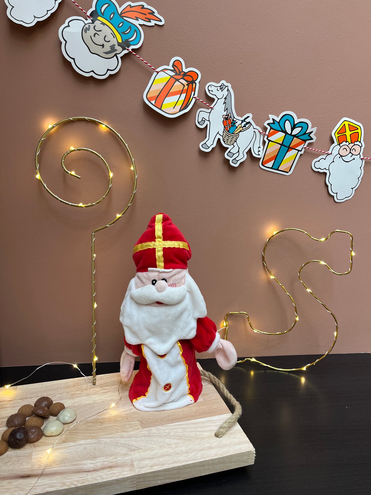 Sinterklaas letter S lampje