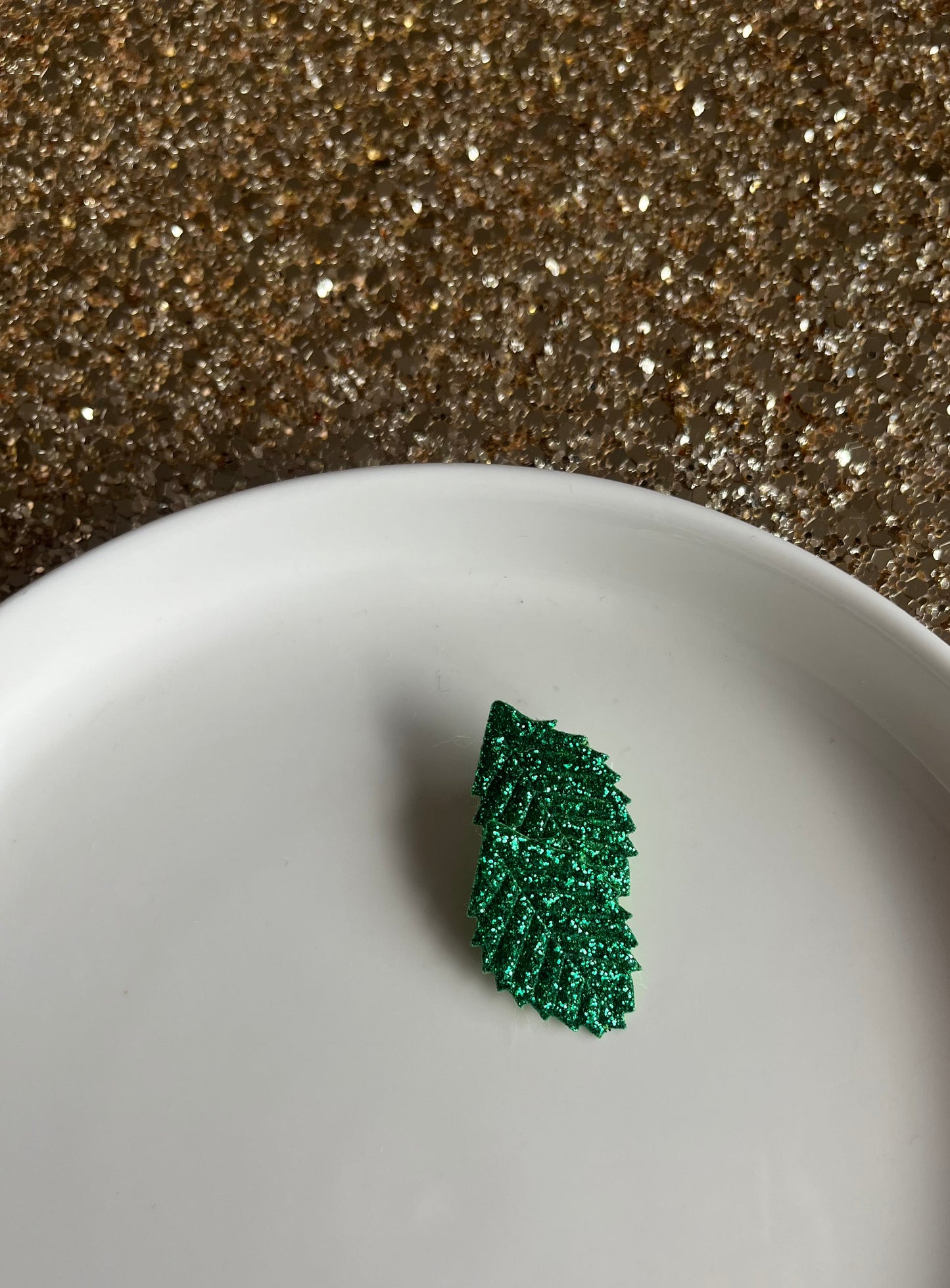 Alligator Speldje Blad (Groen)