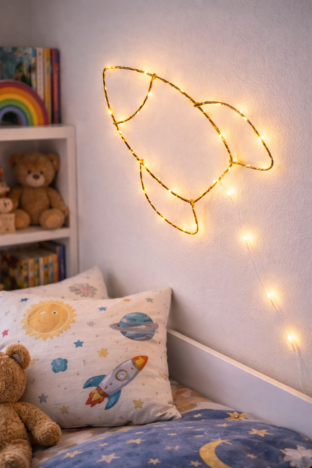 Raket lampje