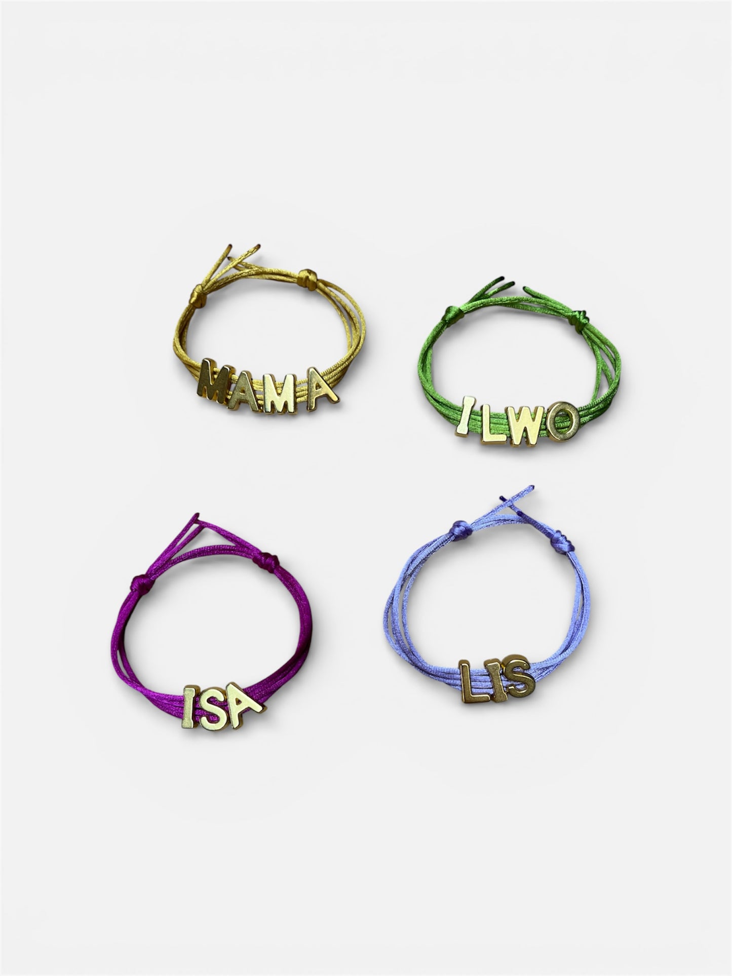 Letter armbandje 2 letters