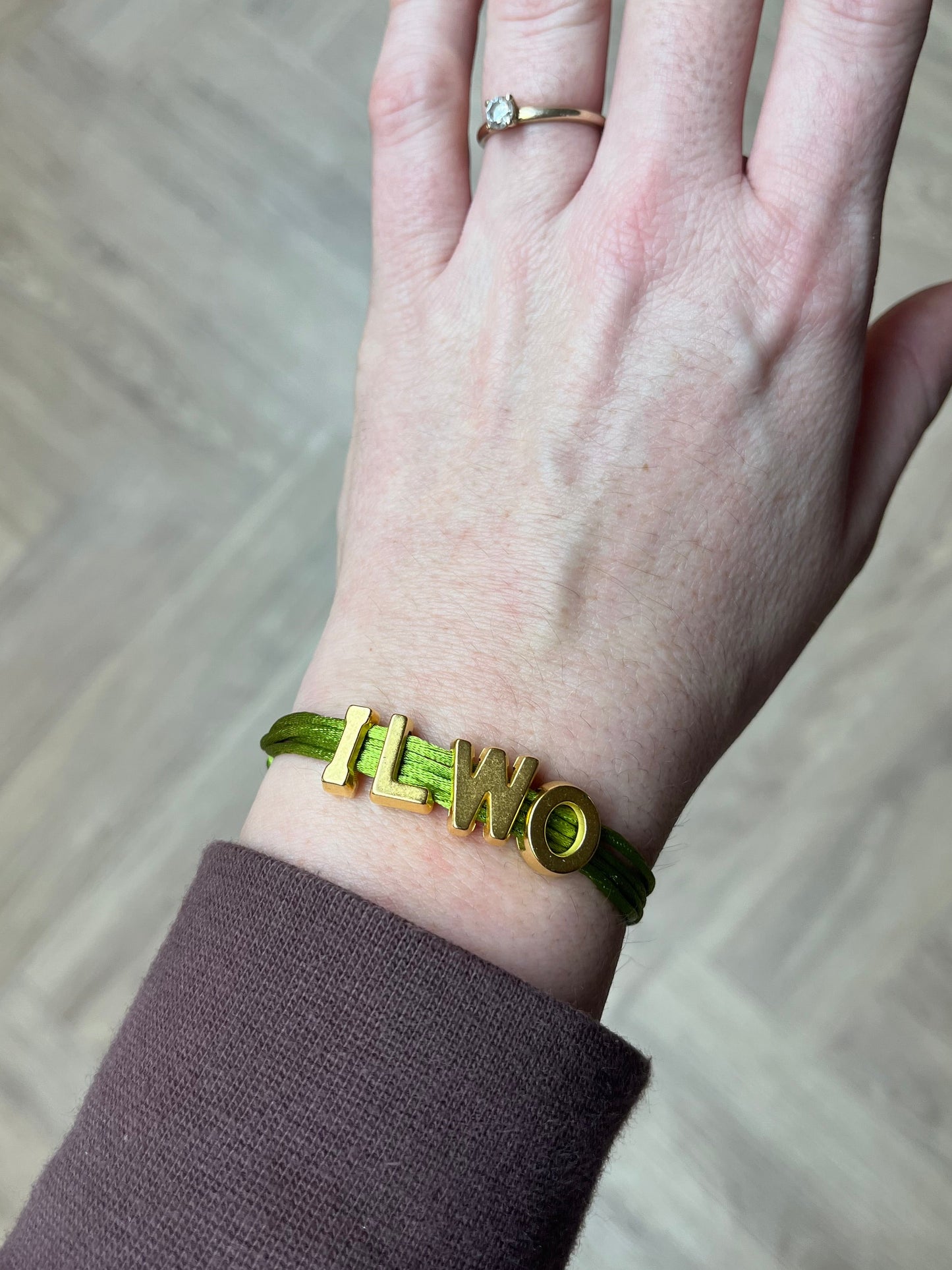 Letter armbandje 2 letters