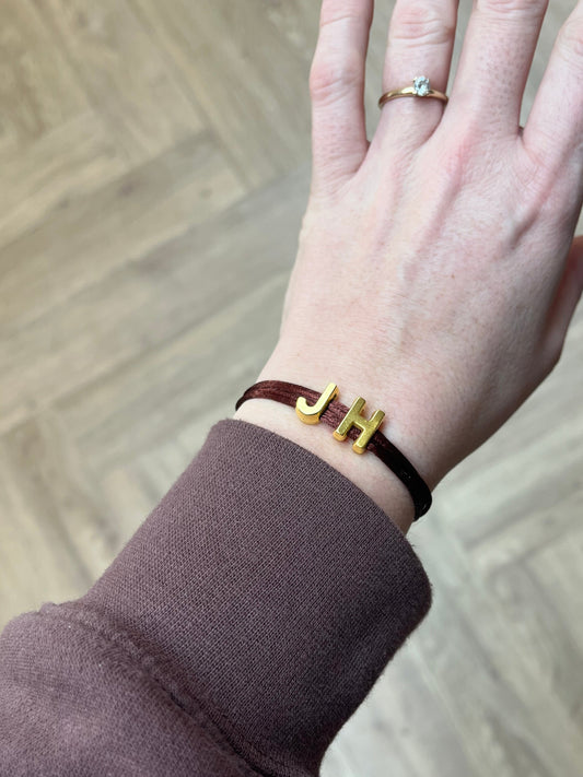 Letter armbandje 8 letters